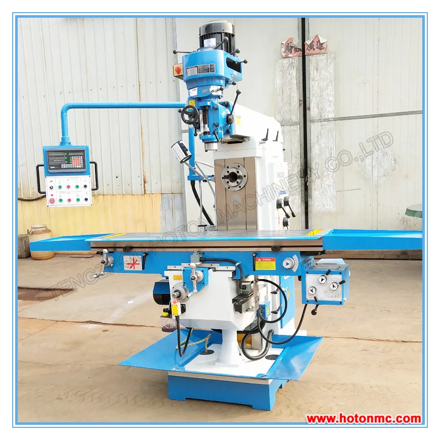 Universal knee type vertical turret milling machine XL6336
