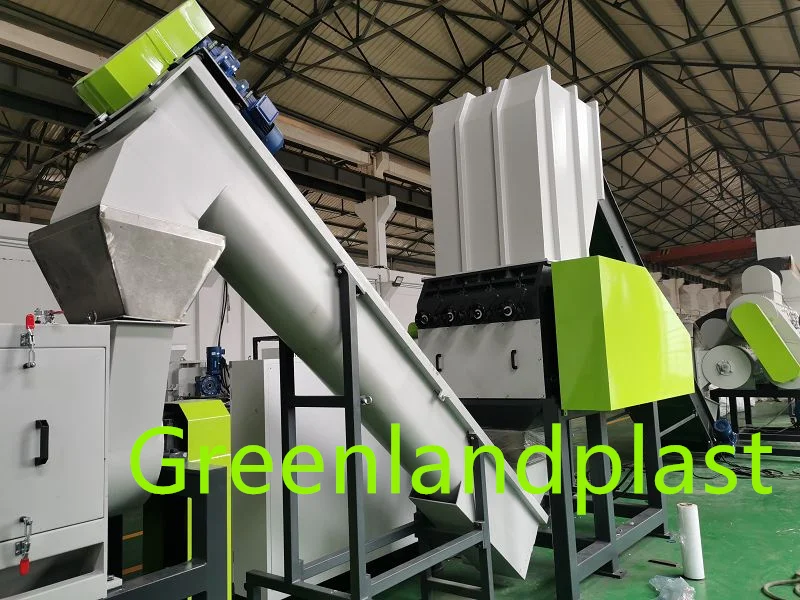 Greenlandplast pet flakes washing line PET recycling hot wash tank recycle pet bottle machine