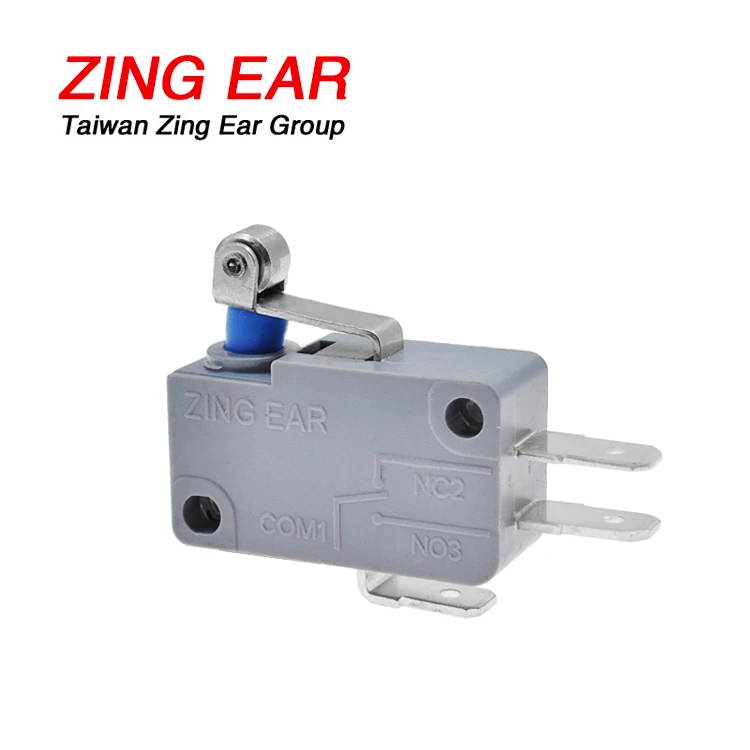 Microswitch With Roller Lever IP64 Waterproof 10A long lever Single Pole Double Throw Limit Switch for Shaved ice machine