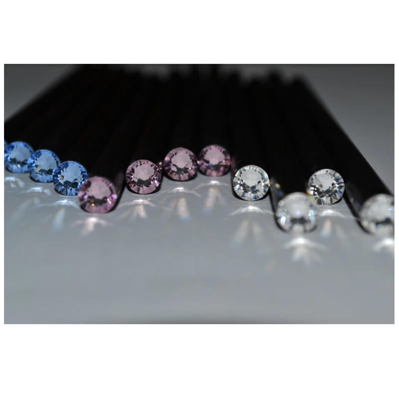 Hot sale 7 inches wooden pencil HB Crystal Pencil