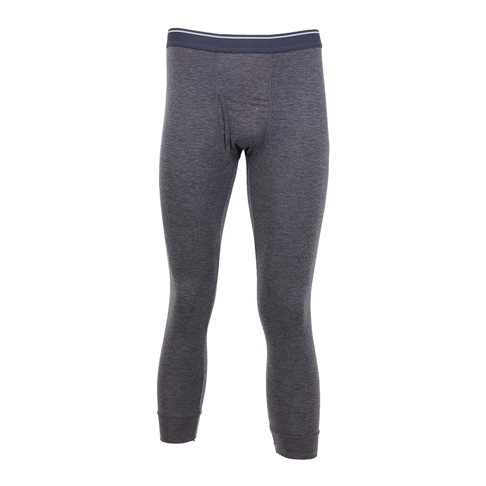 Winter Men Merino Wool Thermal Underwear Fleece Long John Base Layer Sets