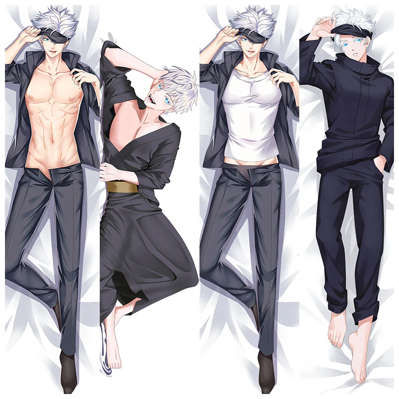 Body Pillow Anime dakimakura Printed Jujutsu Kaisen Sorcery Fight Satoru Gojo Hugging Pillow Case