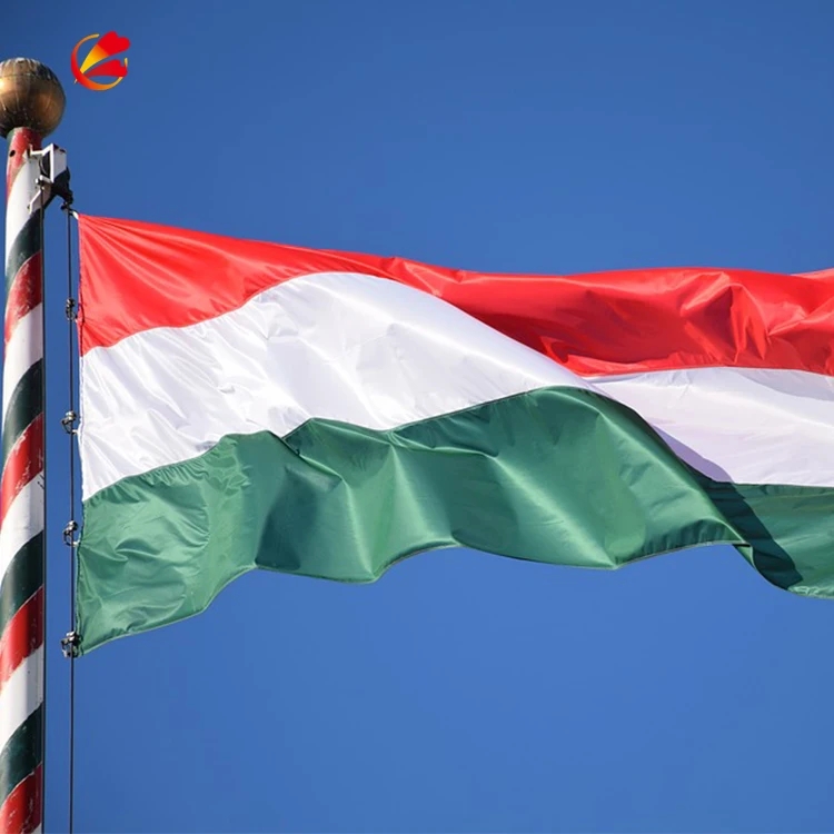 High quality cheap 3x5ft customizable size  Hungary National national flags red white green flag