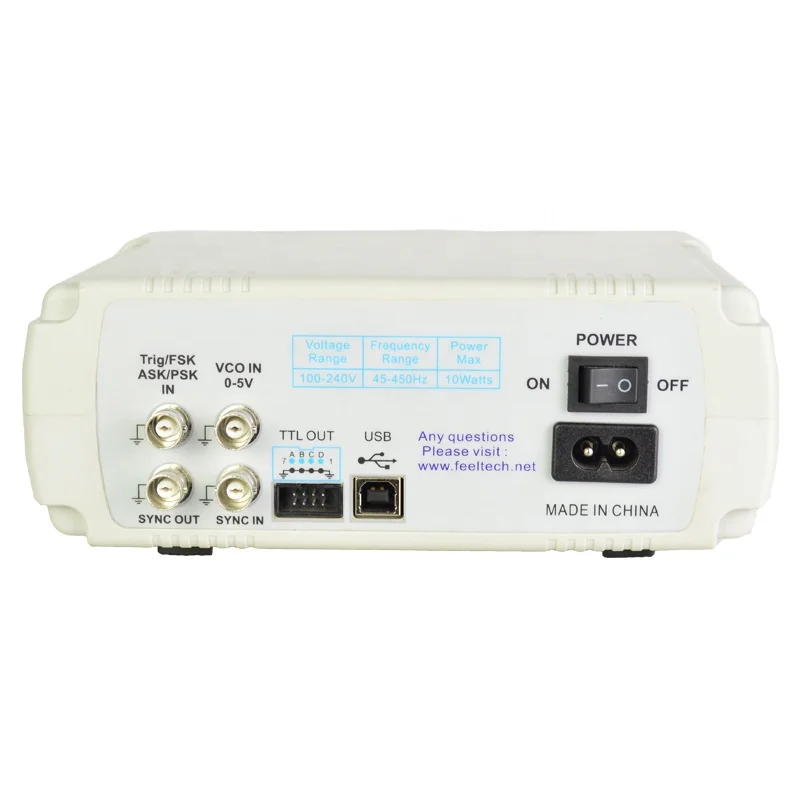 FY6600 Programmable Dual Channel DDS Function Arbitrary Waveform Signal Generator/Pulse Signal Source/Frequency Counter Meter