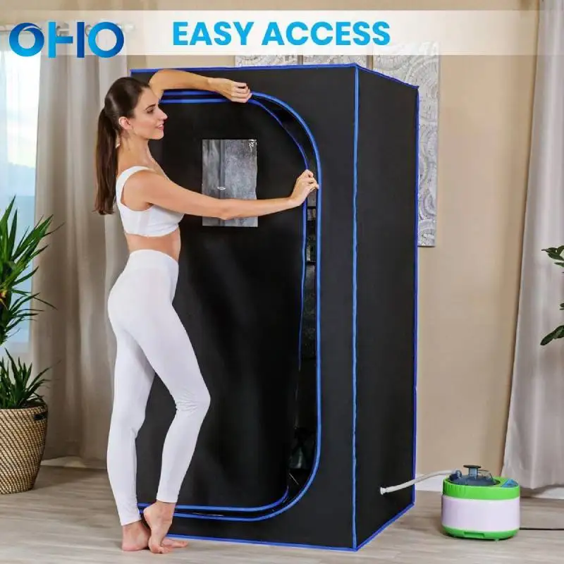 OHO Indoor sauna tent portable Full Body Far Infrared Steam Sauna Room