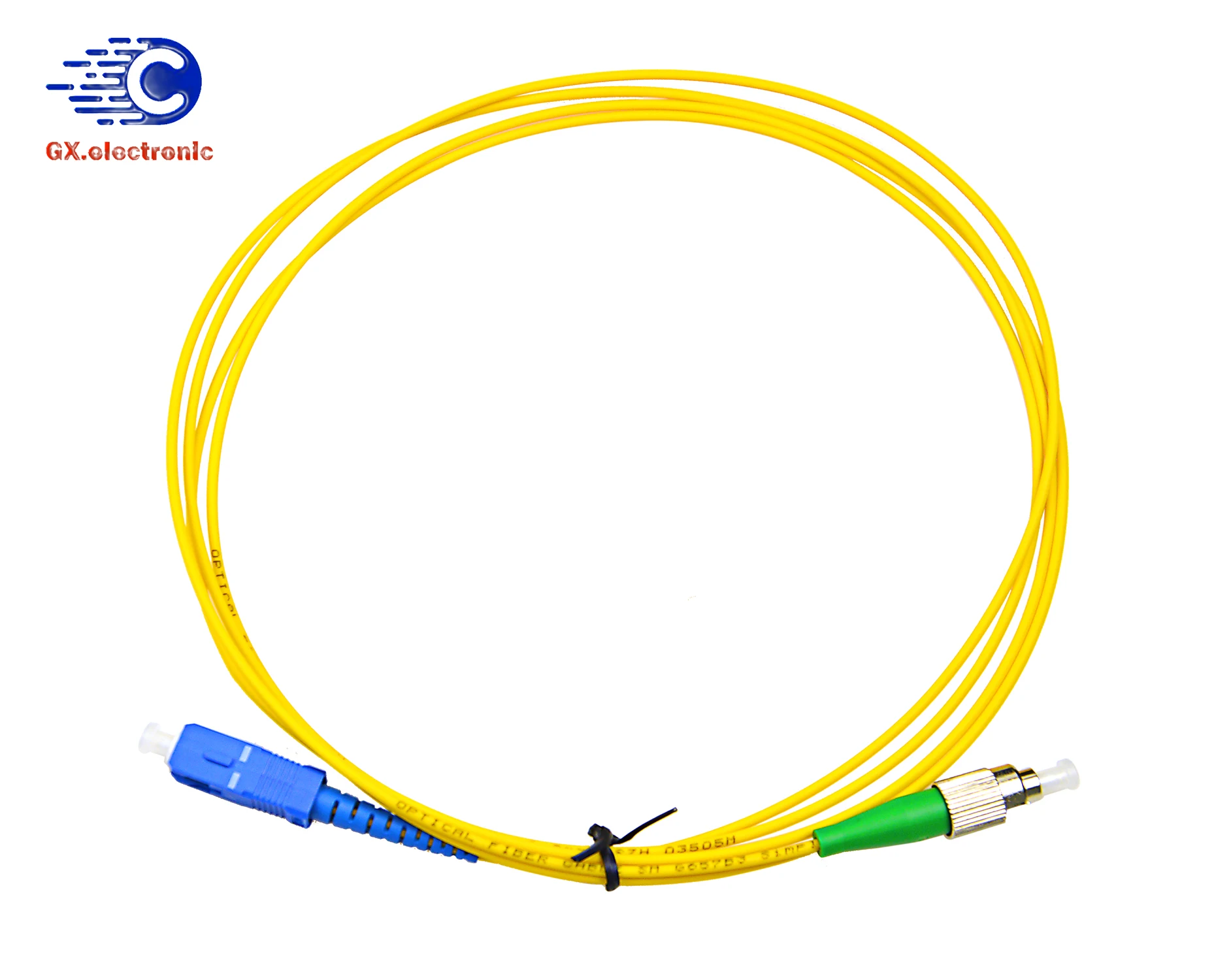 Premium quality 0.25dB low insertion G657B3  FC/APC to SC/UPC  patch cord single mode simplex 2.0mm