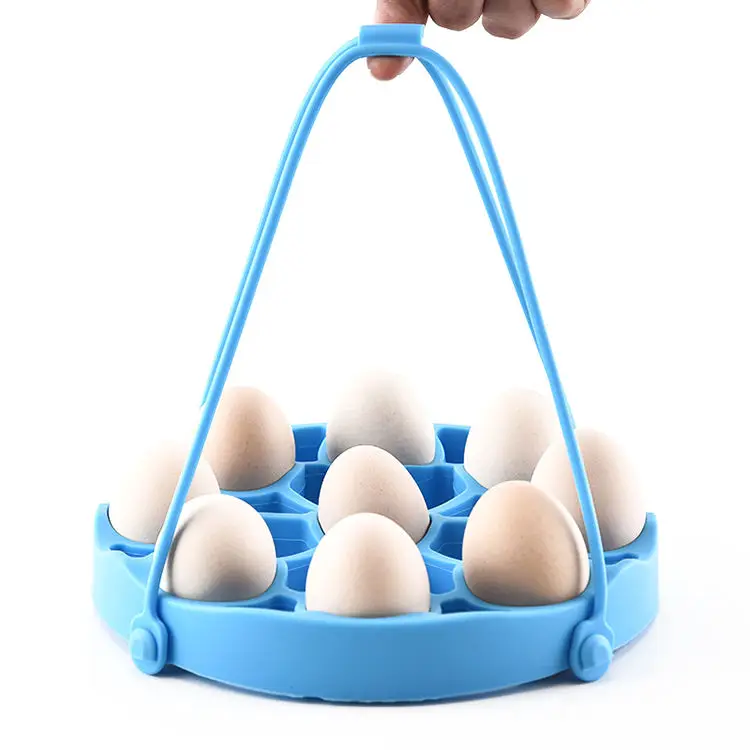 Китайский поставщик высококачественные кухонные аксессуары съемный силиконовый паровой стеллаж для яиц Многофункциональный отпариватель с
