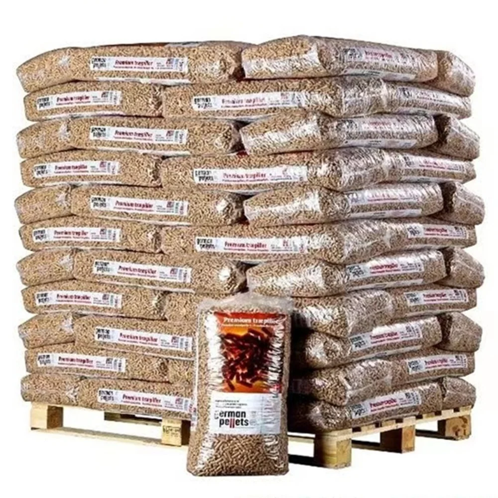 Premium White Pine Wood Pellets EN+A1 6mm Spruce Wood Pellets