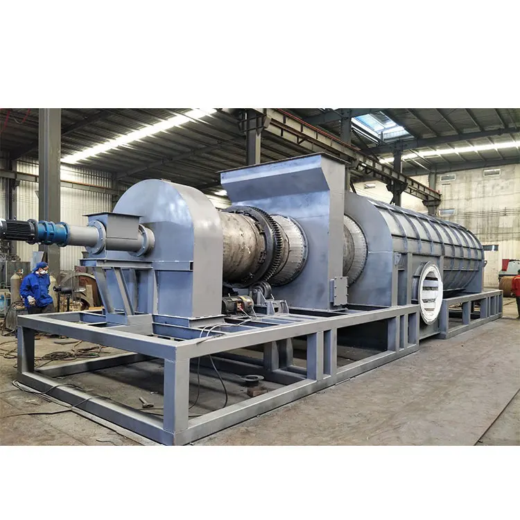 ISO Certificate Rice Husk Activated Carbon Furnaces Charcoal Machine In Carbonization Stove