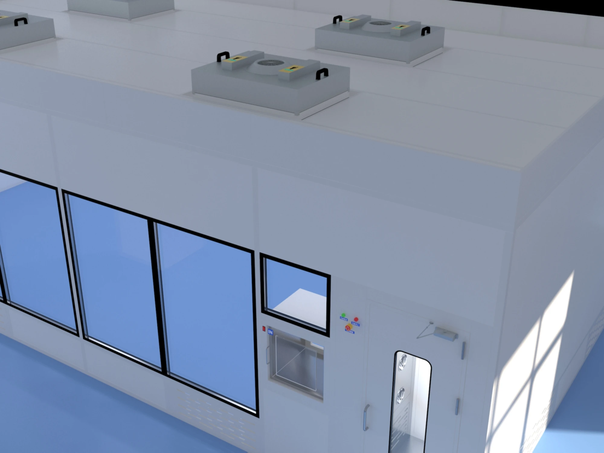 Manufacture Modular Design Chemistry Laboratory PLC Controlled Air Conditioning System Lab Cleanroom