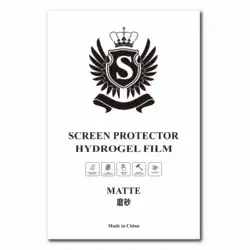 2022 OEM /ODM Curving TPU Hydrogel Film Screen Protector Film cutter can cut HD screen protector