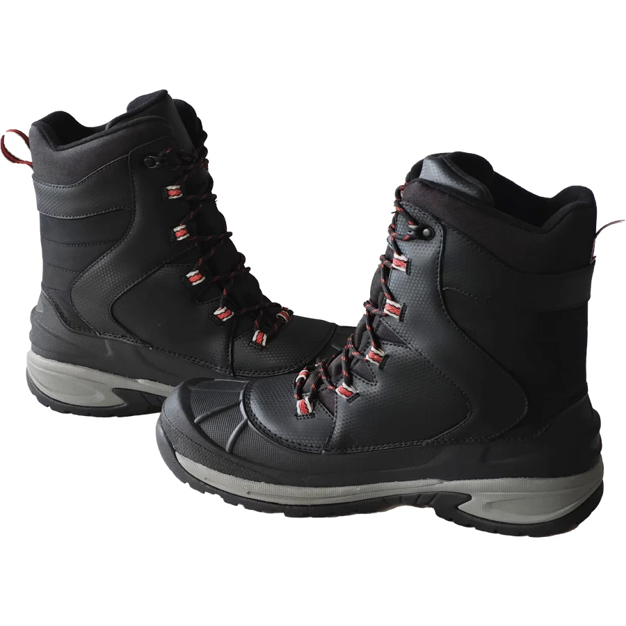 Mens Winter Snow Boots Water Resistant Warm Fur Lined Anti Slip Work Ankle Shoes Casual Lightweight Hiking Outdoor Trekking Boot