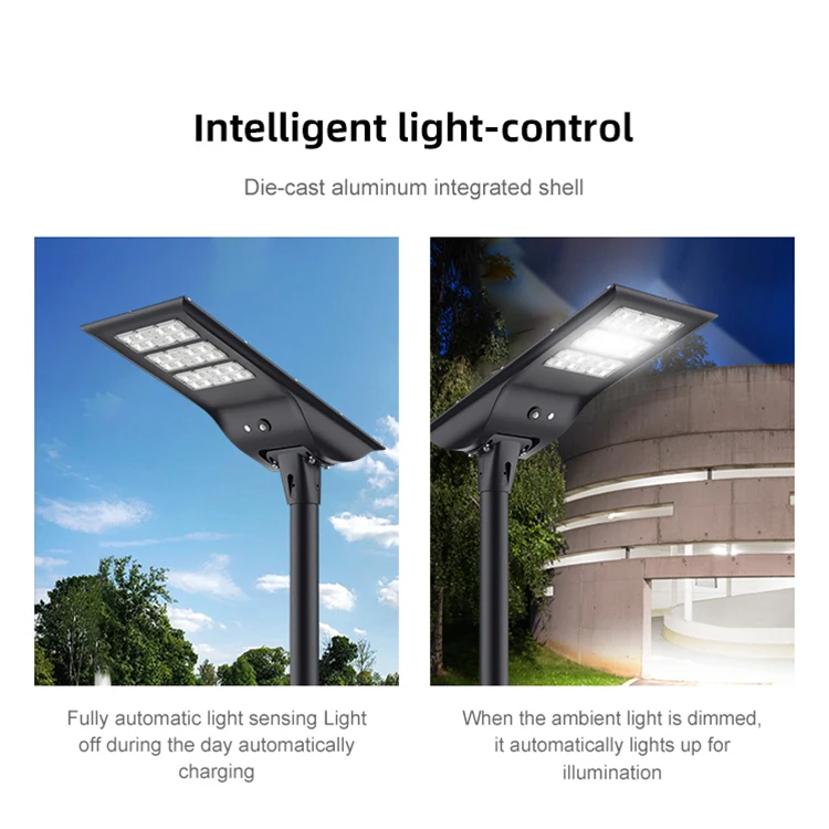 Outdoor Lighting Urban Traffic Solar Road Light 20w 30w 40w Waterproof Ip65 All In One Solar Street Lamp