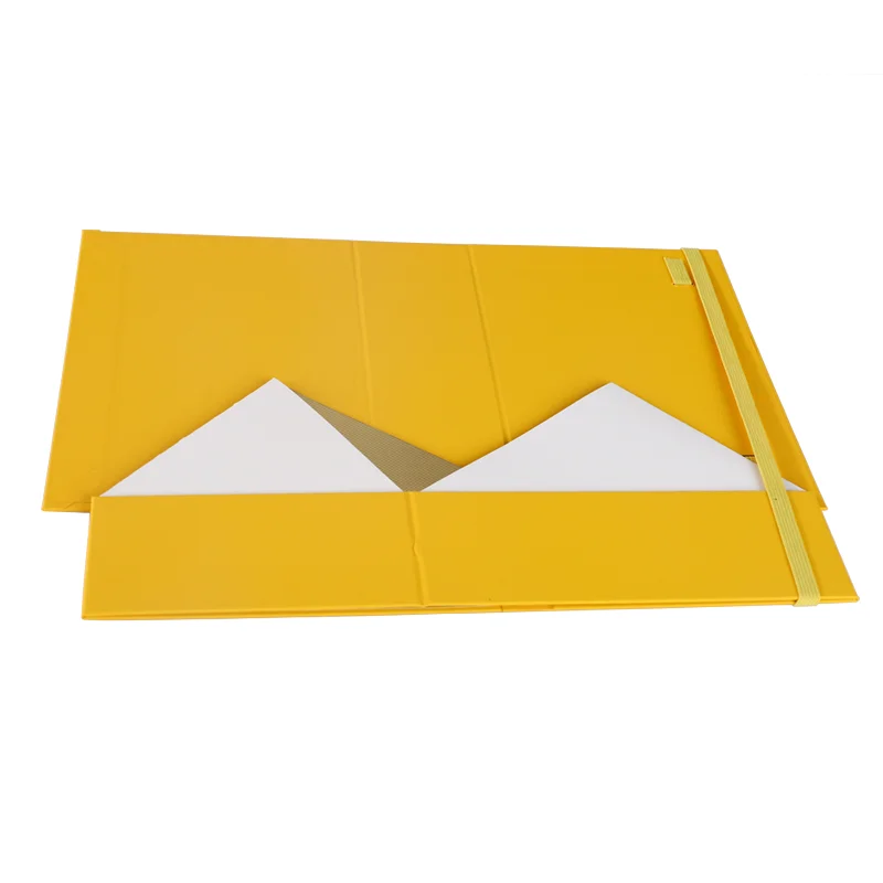 2022 New Design Custom Rigid Cardboard Paper Packaging Evening Dress Clothing Foldable Magnetic gift cardboard box with Ribbon