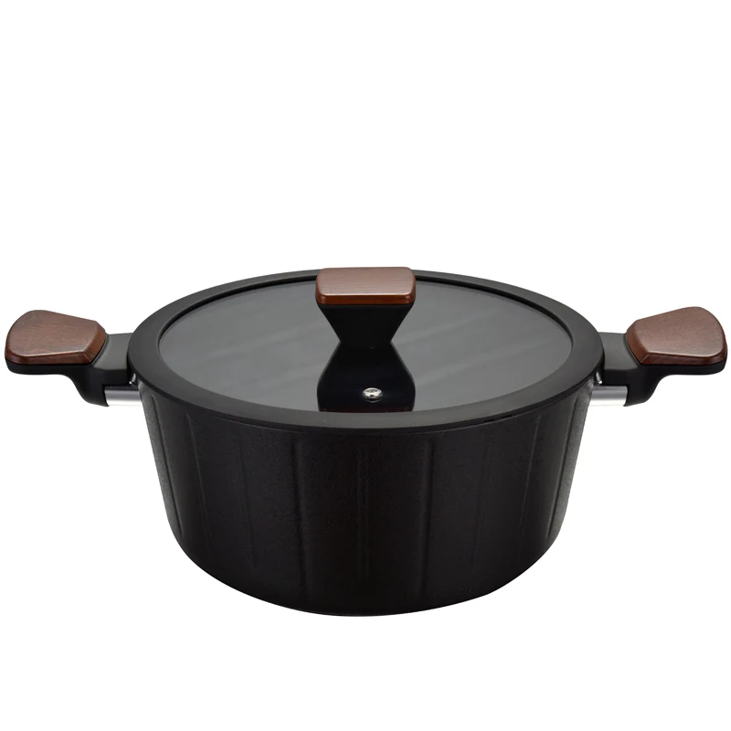 9 Pcs pots and pans kitchen aluminum non stick pots cooking saucepan cookware sets