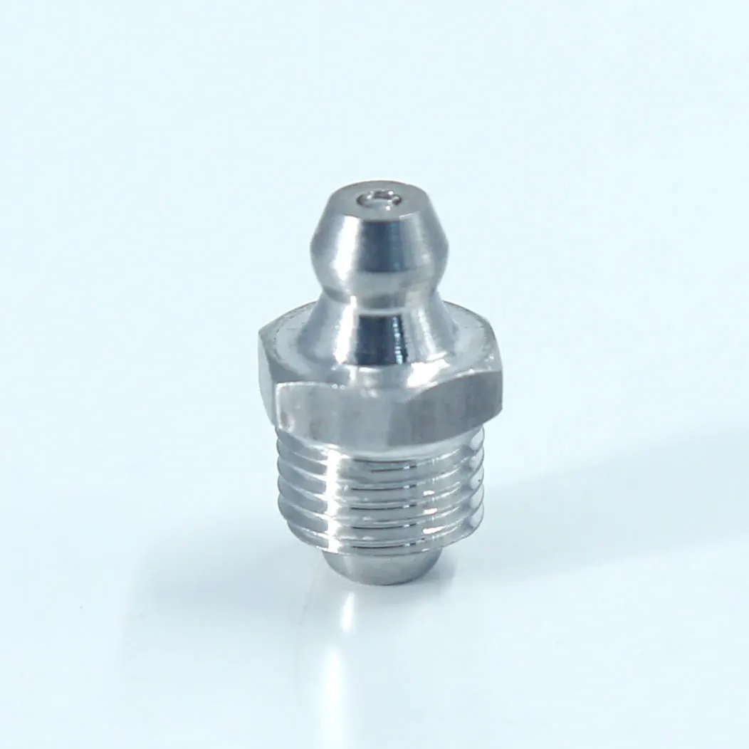 stainsless/carbon steel straight thread head grease nipple grease fitting