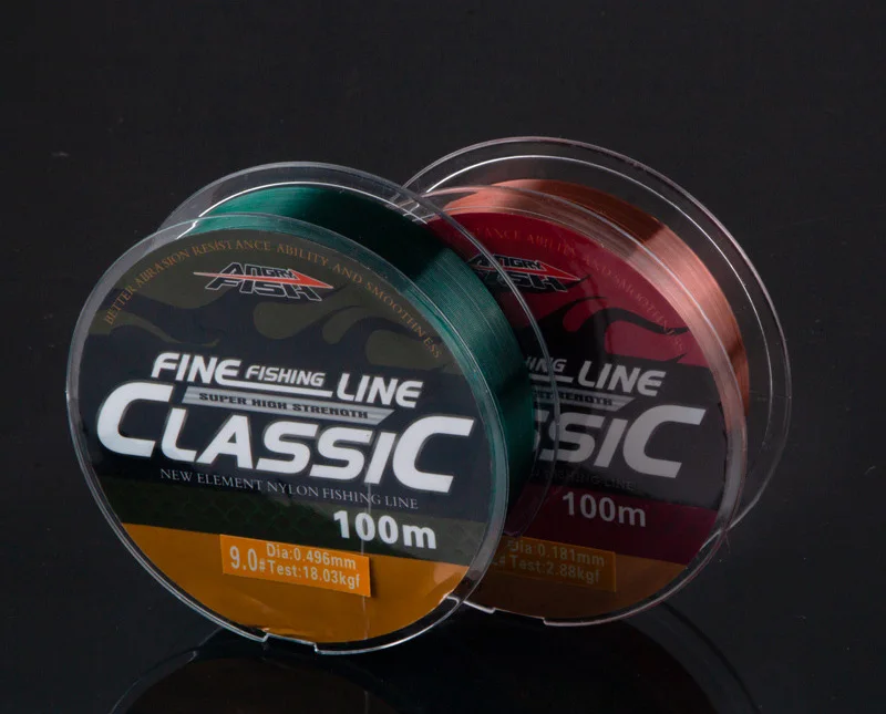 100/150 Meters Nylon Monofilament Fishing Line - Paralleled Roll Track - Superior Nylon Material Fishing Line