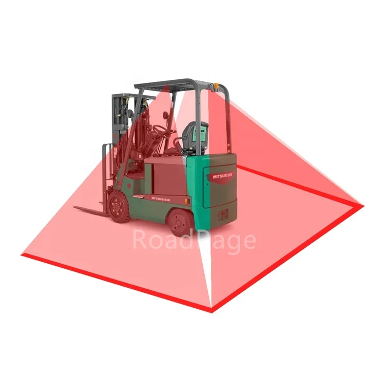 automatic guided vehicle AGV Forklift Laser light warehouse Danger Area Warning Light workplace hazard sign red zone work lights