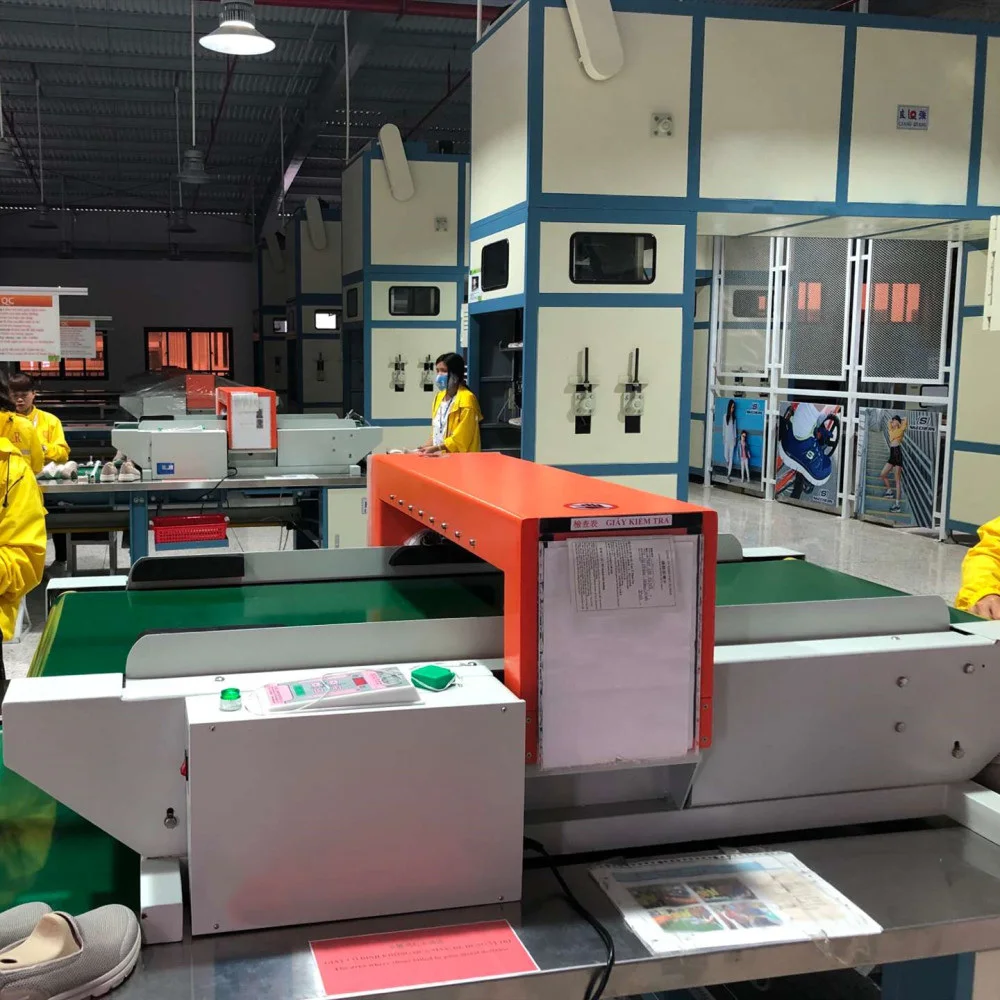 Automatic Conveyor belt broken larger size tunnel needle detector machine