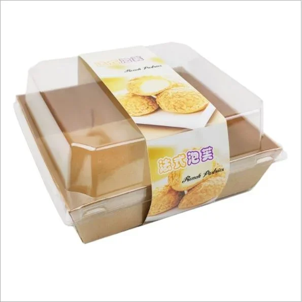 Hot Sale Custom Size Paper Packing Box for Fast Food Sandwich Packaging