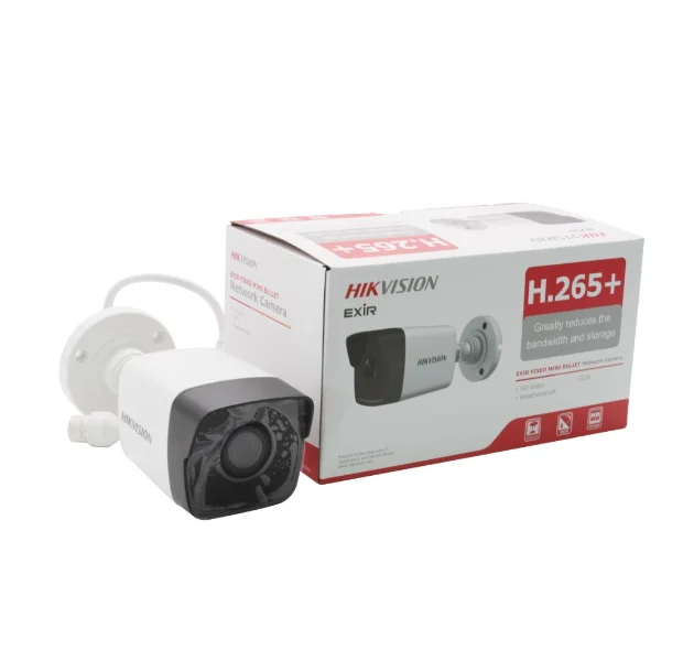 Hik -vision IP Camera 4MP Bullet DS-2CD1043G0-I IR Network CCTV Camera POE H.265+ 30m IR Metal English Firmware Remote View