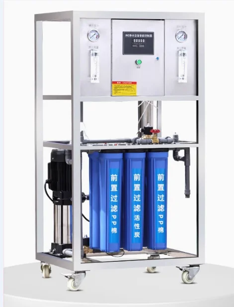 Stainless steel 500LPH Water Distillation Equipment/Water Purifier Machine for Commercial ro system