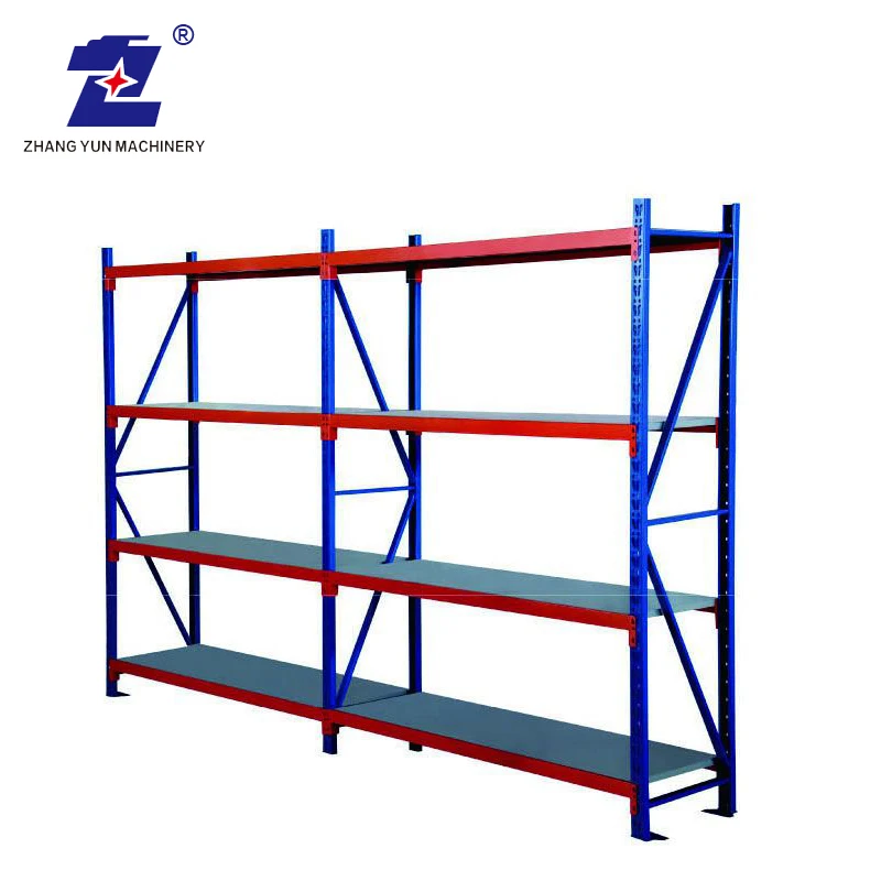 Customized Supermarket Produce Display perforated Useful Pallet Rack Steel Roll Forming Making Machine