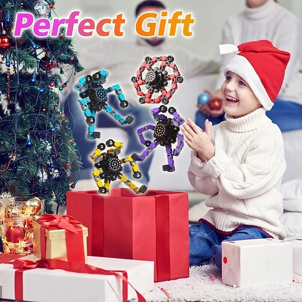 Transformable Fidget Spinners Stress Relief Sensory Toys Fingertip Gyros Spinner Party Gifts For Autism Kids Adults W24-546