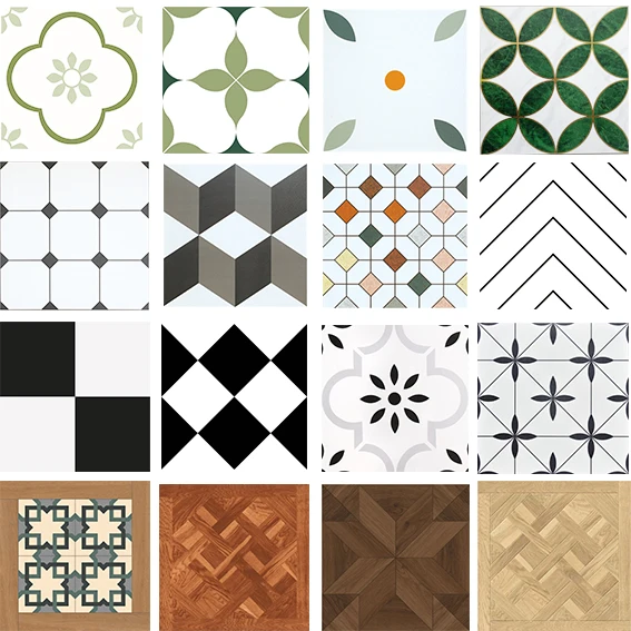 TORCH wholesale  decorative ceramic accent tiles hand painted backsplash floor tile with flowers porcelain designs patterns patt