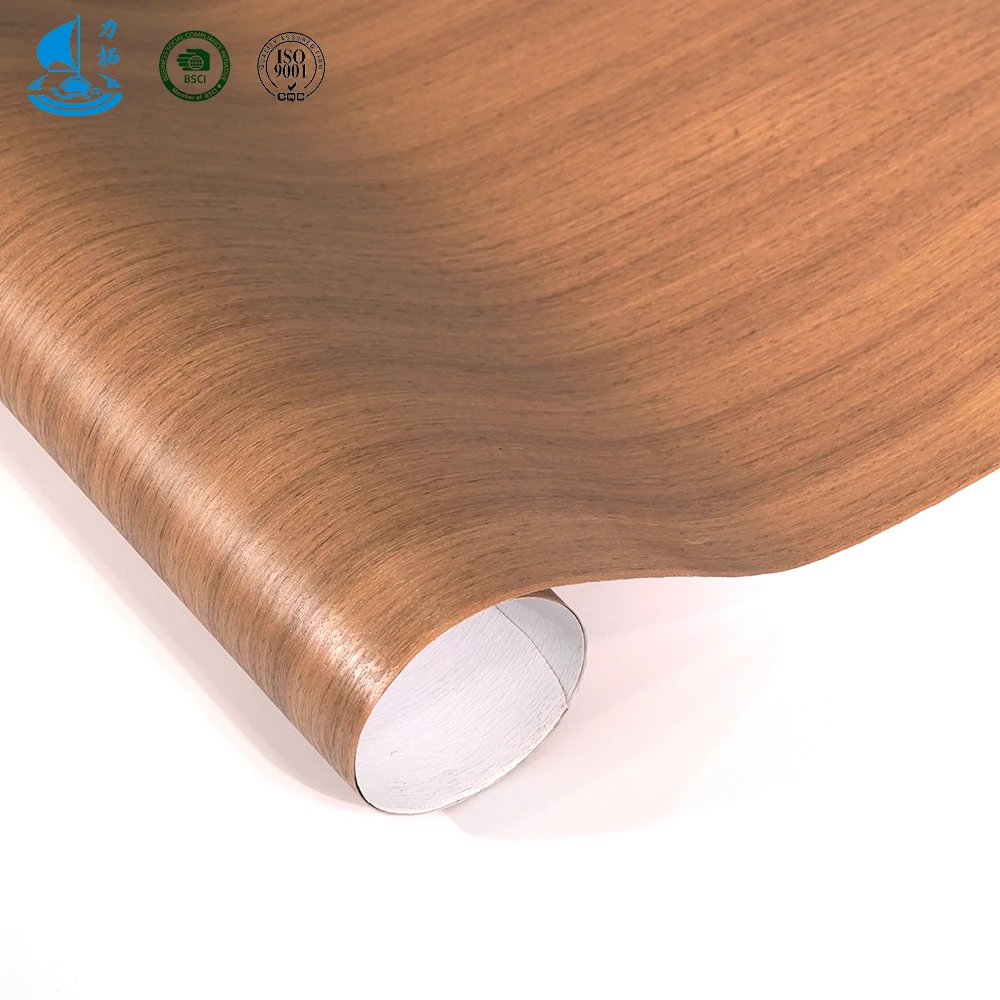 Lituo Plywood Covering Decorative PVC Film Matte Mini Stamping Backlit PVC Film Decorative PVC