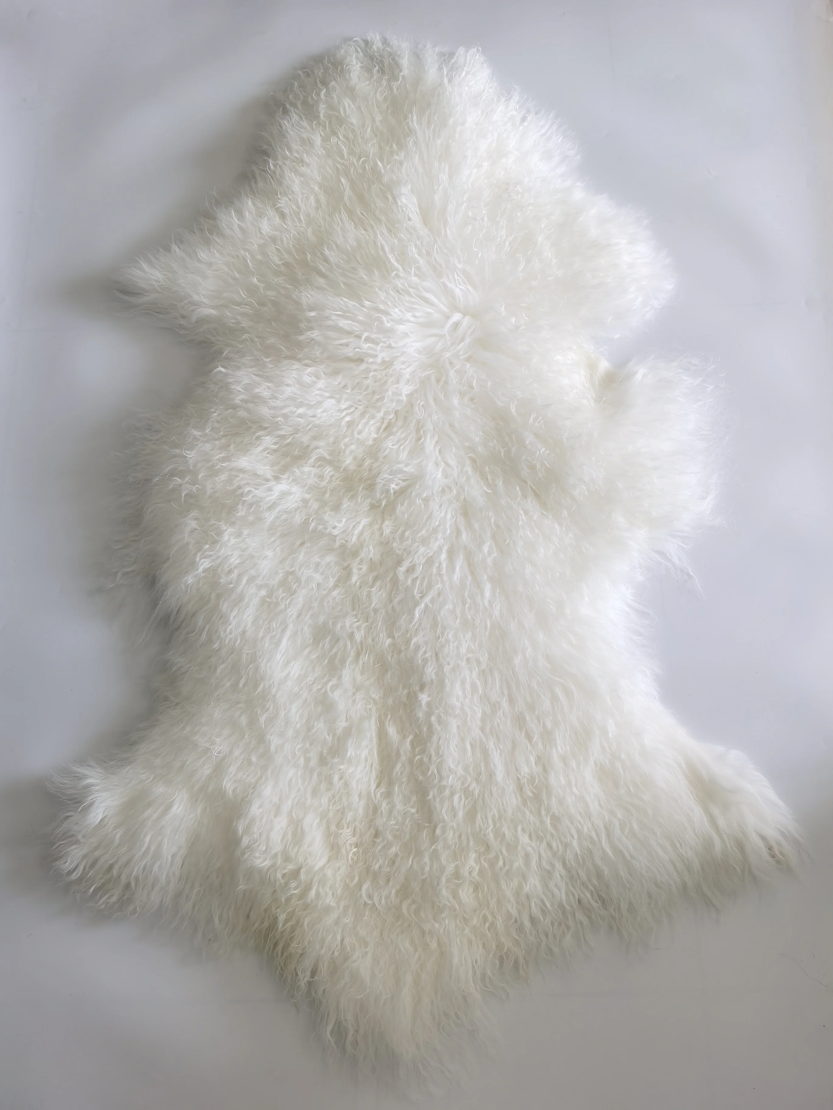 Высококачественный элегантный монгольский Тибетский меховой ковер из овечьей кожи для гостиной