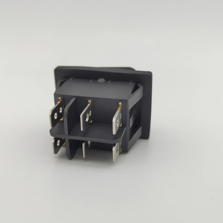 KCD4 16A 250VAC 20A 125VAC Waterproof ON-OFF-ON SPST 6 Pin Rocker Switch