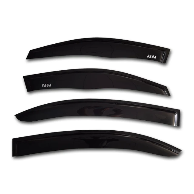 4 Pieces ABS Plastic Car Rain Guard Side Windows Sun Visor door visor For Proton 16 Saga