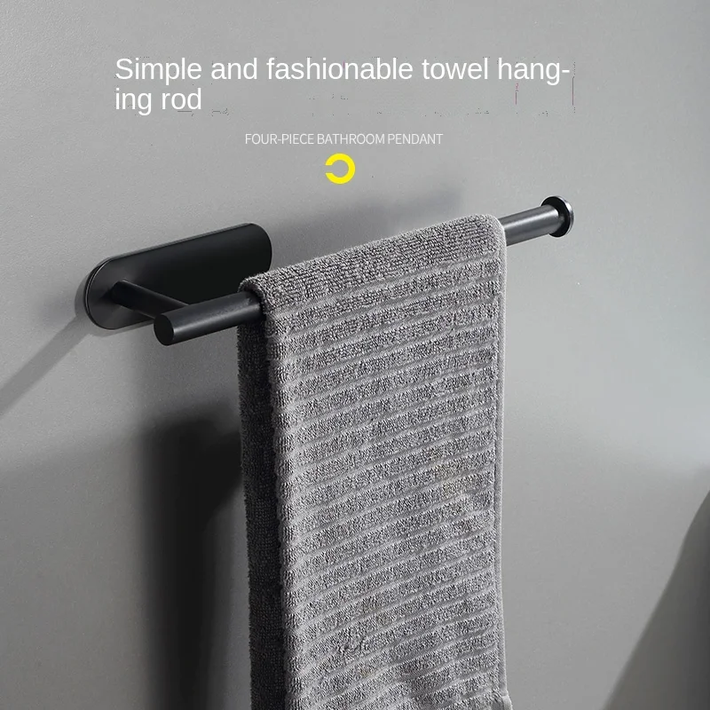 Chinese Buy Aluminum Modern Hardware Set Bathroom Soap Fitting Stainless Steel Hotel Black Essential Luxury Bath Accessory