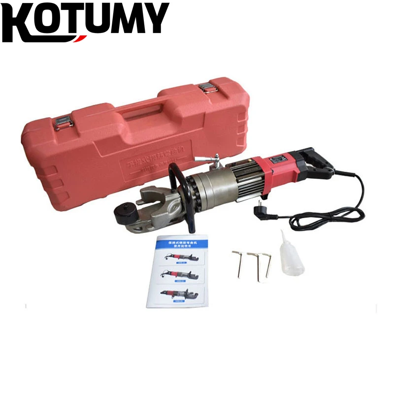 Electric Hydraulic Rebar Bender New Steel Bending Machine with Motor Core Component for Carbon Steel Processed Pipe Raw Material