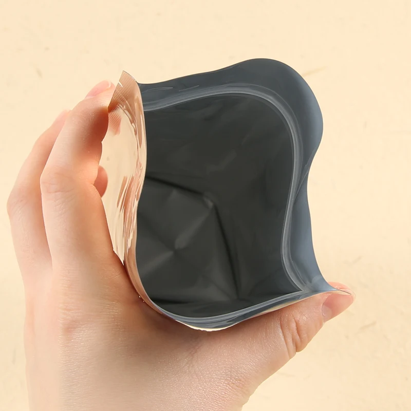 Custom printed food grade ziplock snack custom plastic pouch packaging food packing bag aluminum foil stand up pouch