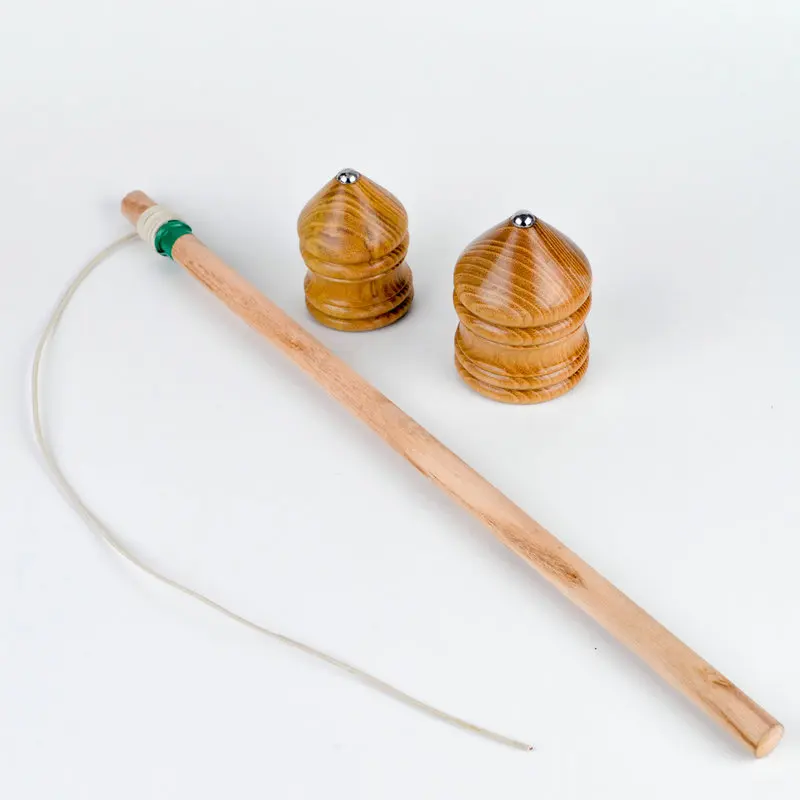 5 cm Manufacturers wholesale solid wood gyro adult fitness wooden gyro table toys