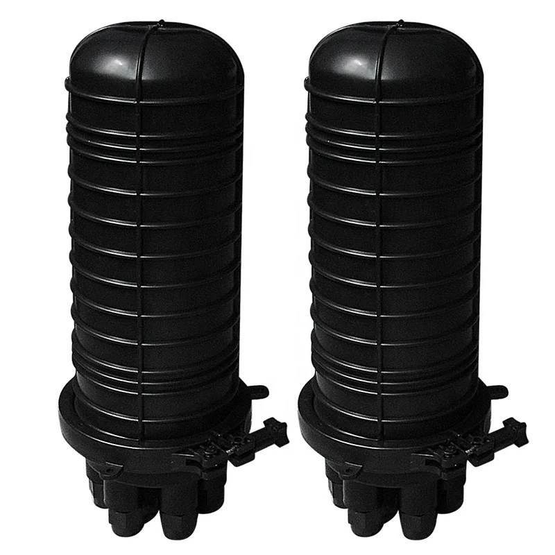 waterproof dome Fiber Optic Splice Closure 48 cores 2 inlets 2 outlets Vertical FOSC