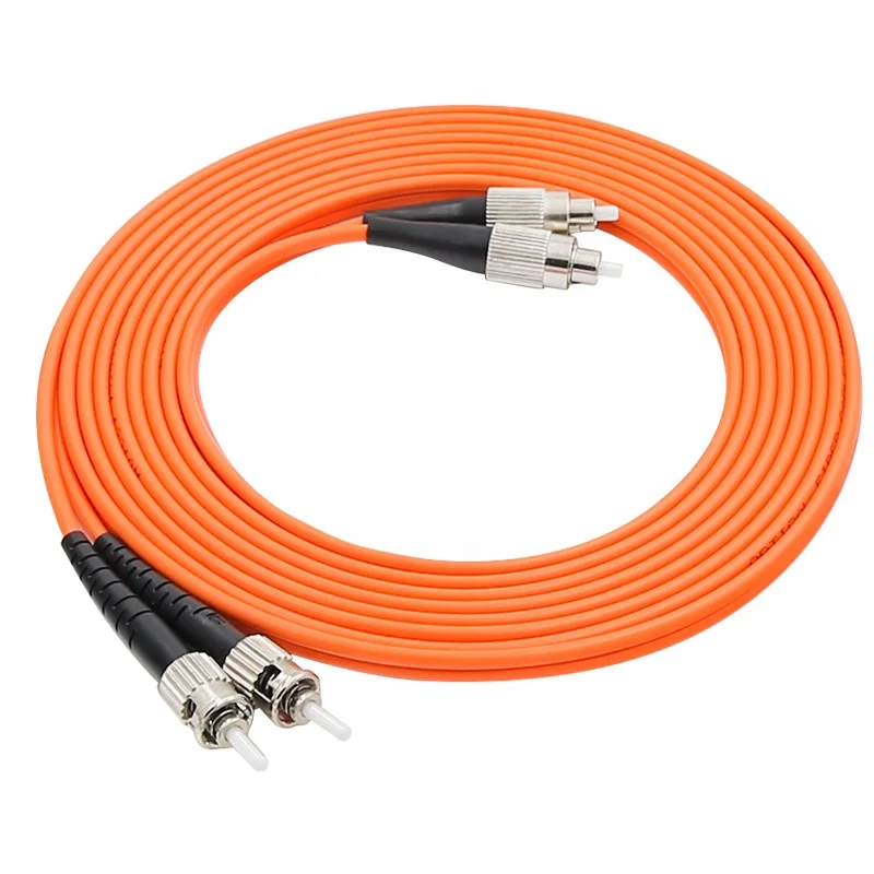 
Factory price ST/UPC-ST/UPC multimode dual-core fiber optic cable 