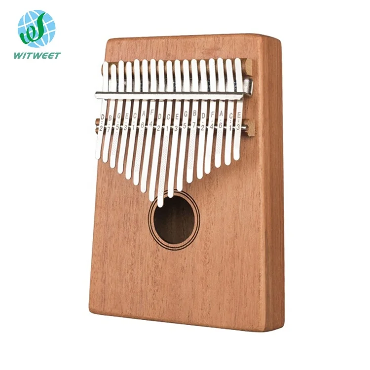 Cheap Price Kalimba High-quality17 Keys Wooden Thumb Piano Kalimba Musical Instrument Solid Mahogany Body Hotsale