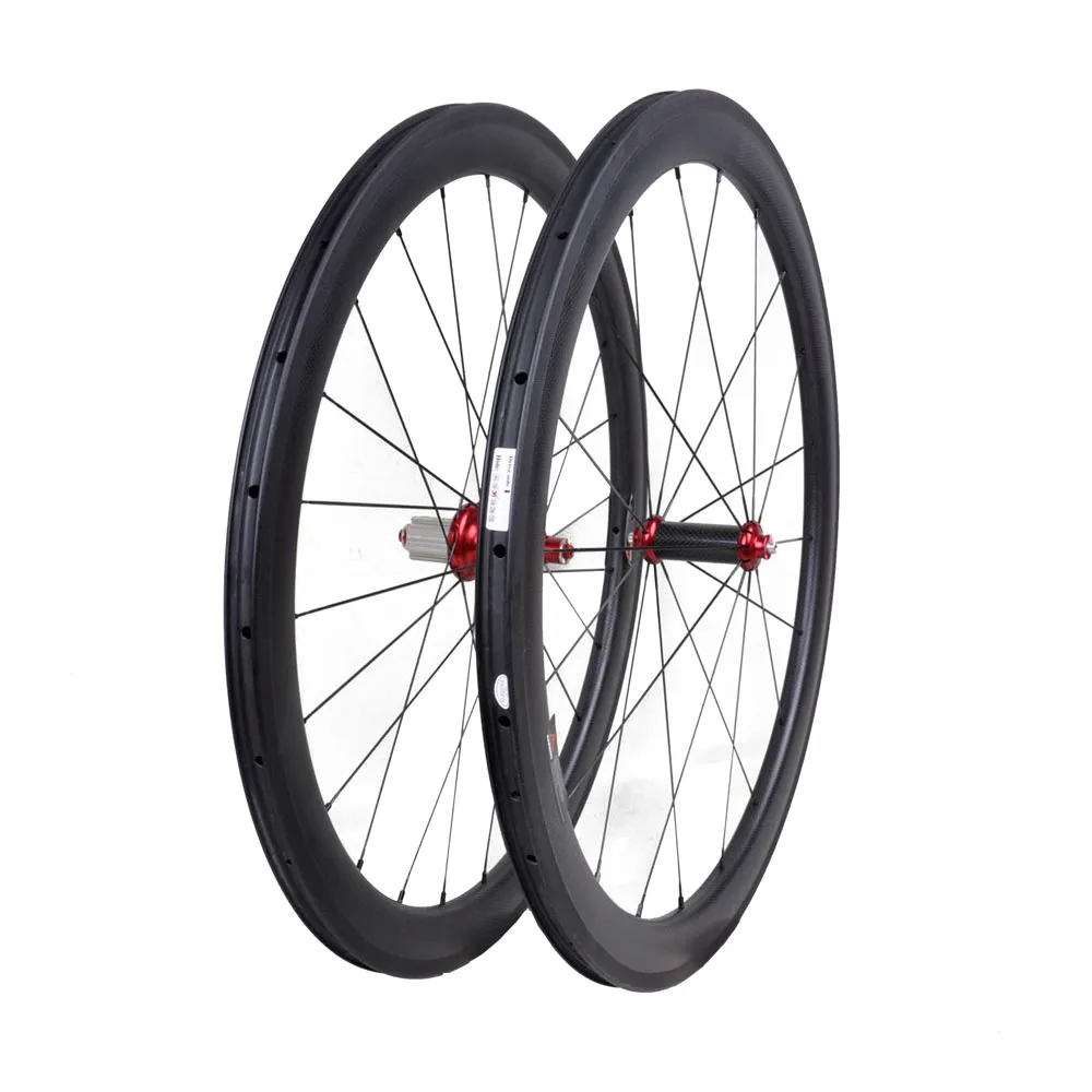 Top quality R36 hub straight pull carbon fiber wheelset 50mm carbon wheels clincher