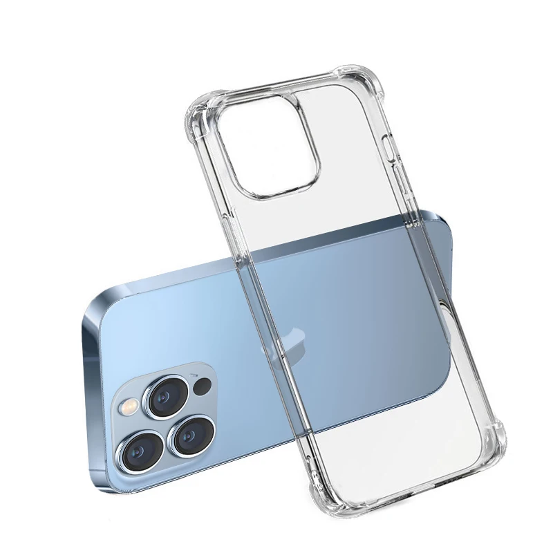 Factory Price High Quality Waterproof Soft TPU  Case Shockproof Phone Case For iphone 13ProMax 12Pro