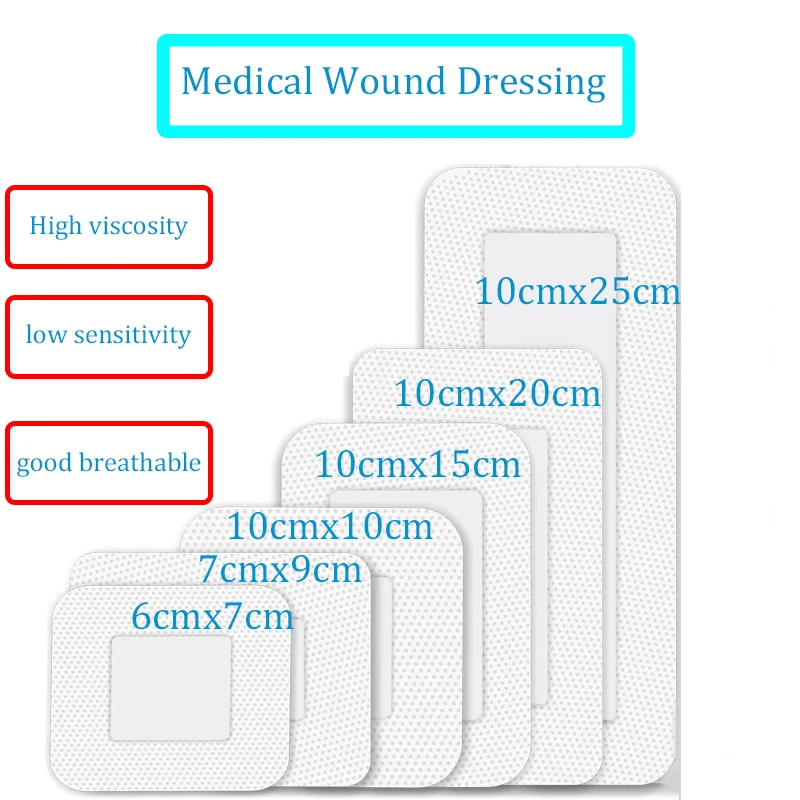 NEW Medical Tape Adhesive Plaster Breathable Waterproof Self-adhesive Wound Dressing Band Aid Bandage Large Wound First Aid