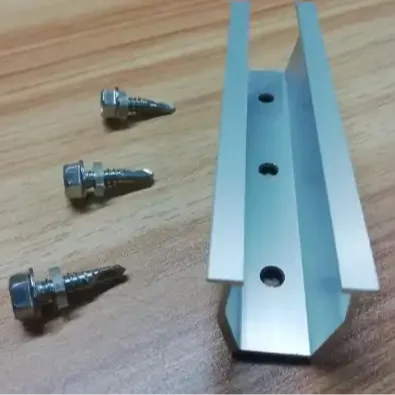 Wholesale price Solar Panel Rails and Brackets MINI Rails Solar Panel Rails And Brackets Solar Rail Aluminium Solar Pv Sales