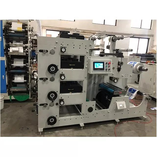 Flexographic Printing Machine 3 Color Flexo Printing Machine automatic paper Cup making machine with printing