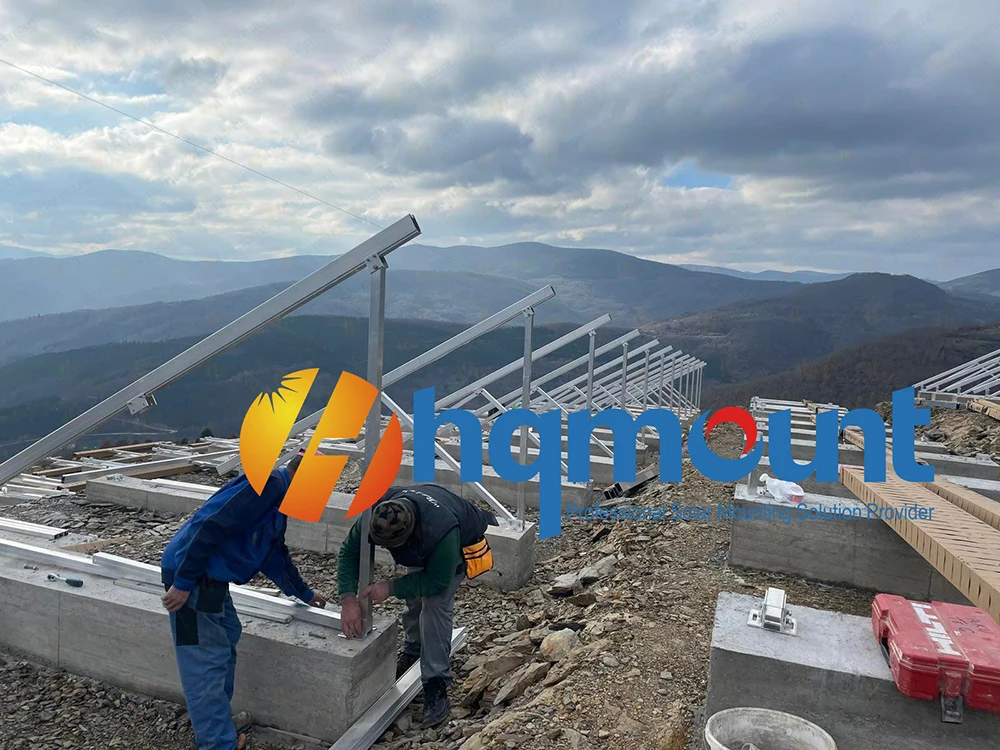 Наземные винтовые сваи для фундамента монтажной солнечной панели фотоэлектрической системы