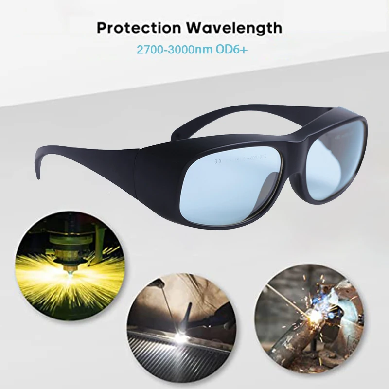 best selling products 2023 High Protection Level for Er Laser Protective glasses (ERL 2700-3000nm) with O. D6+ @2780nm & 2940nm