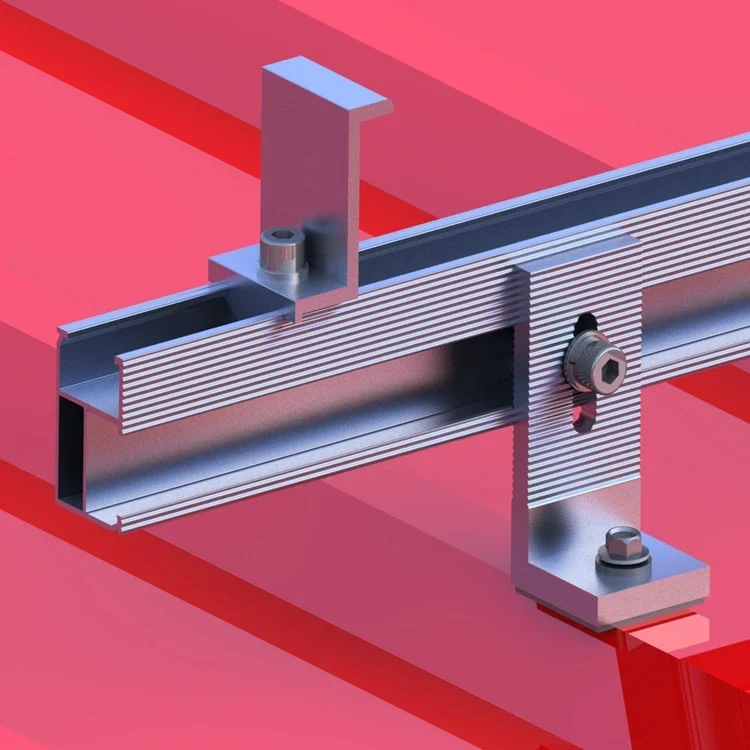 metal roofing support bracket metal sheet roof solar mounting l foot solar