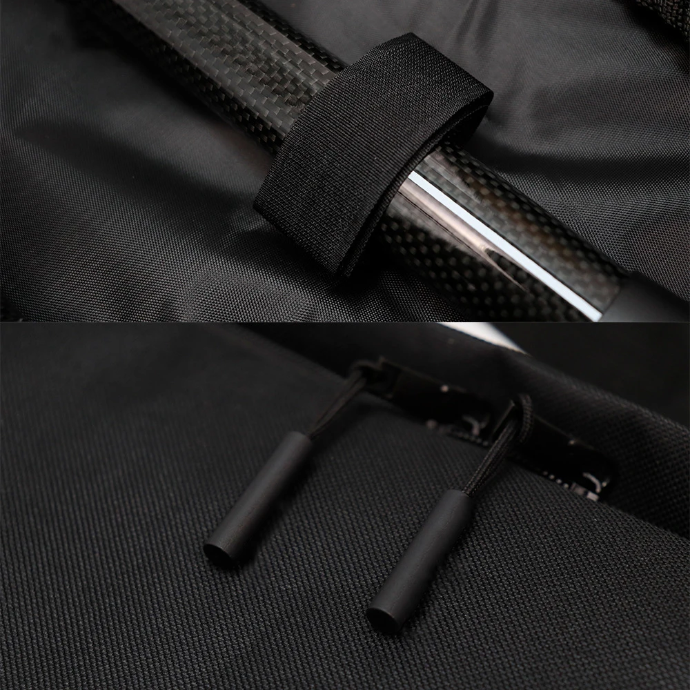 Portable Carbon Fiber Paddle Storage Bag Double Head Kayak & Paddleboard Accessory for Fishing Gear Organization