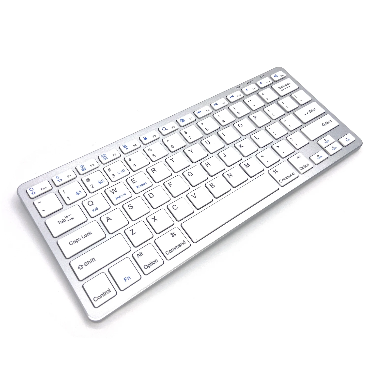 Oem перезаряжаемая ультратонкая и Компактная Беспроводная маленькая мини-клавиатура с синими зубьями для i-pad и планшета